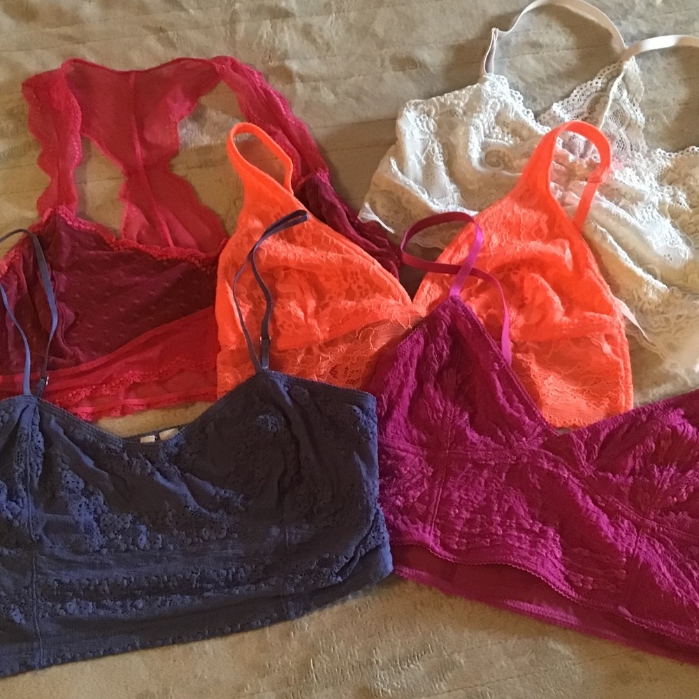 Bralette VARIOUS (S-M, B-cup) like new